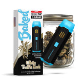Delta-8 THC Sativa Disposable Vape Pen White Truffle Kush Baked 3 Gram