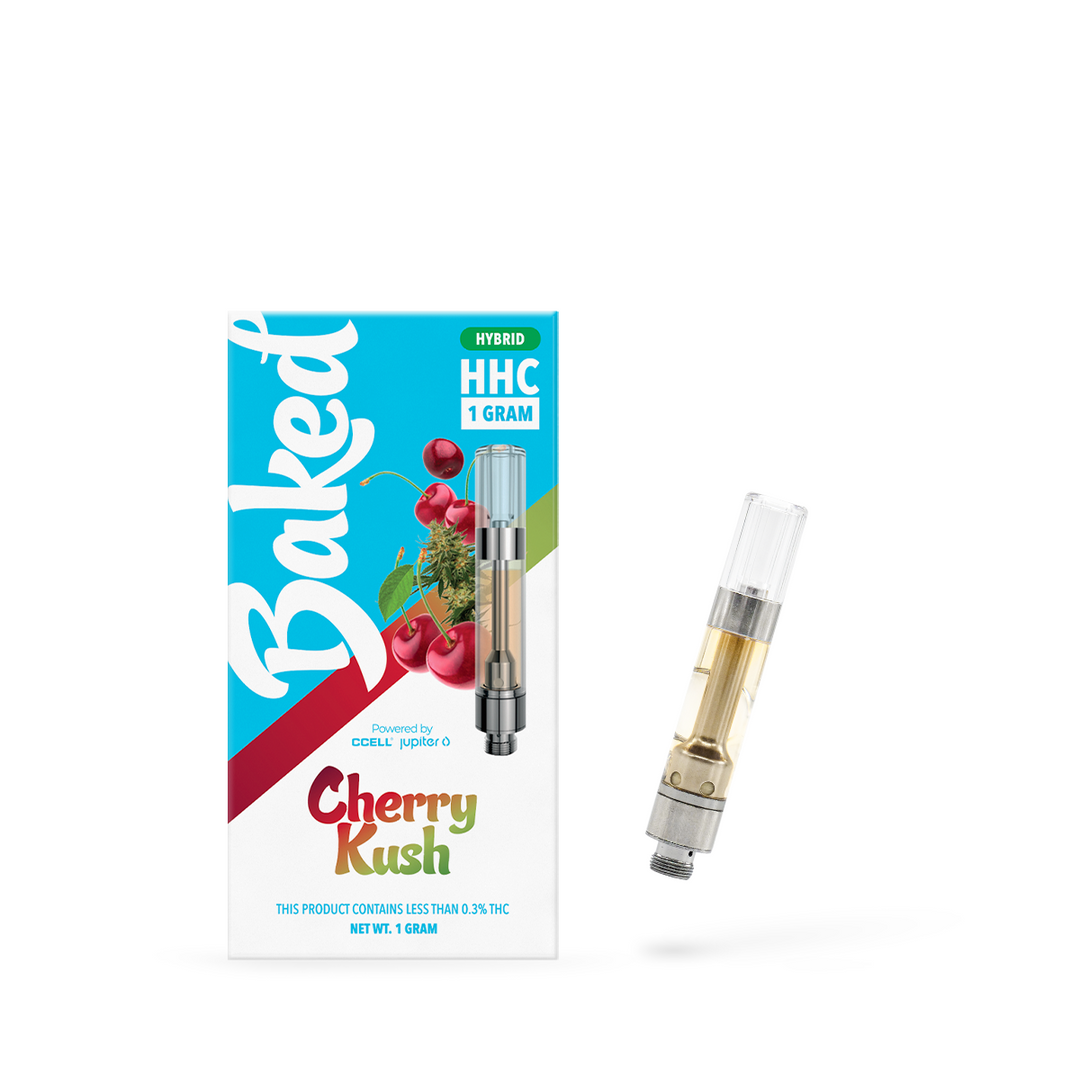 1 Gram HHC Vape Cartridge - Cherry Kush | Hybrid – Baked HHC