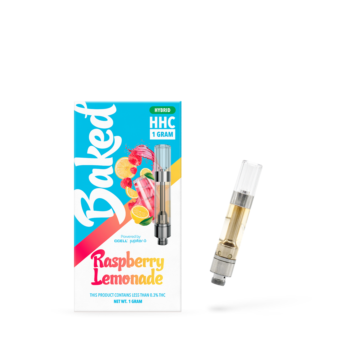 1 Gram HHC Vape Cartridge - Raspberry Lemonade