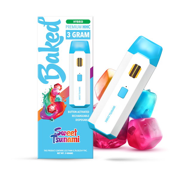 3 Gram HHC Vape Pen - Sweet Tsunami | Hybrid Baked HHC 3 Gram HHC Vape Pen - Sweet Tsunami | Hybrid Baked HHC