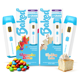 HHC Vapes - Baked Indica THC Vape Pens - Disposable 3 gram HHC Vapes Flavor Pack Watermelon Zkittles Wedding Cake