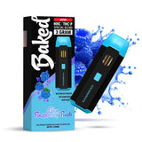 HHC THC-P Sativa Disposable Vape Pen Blue Raspberry Rush Baked 3 Gram 